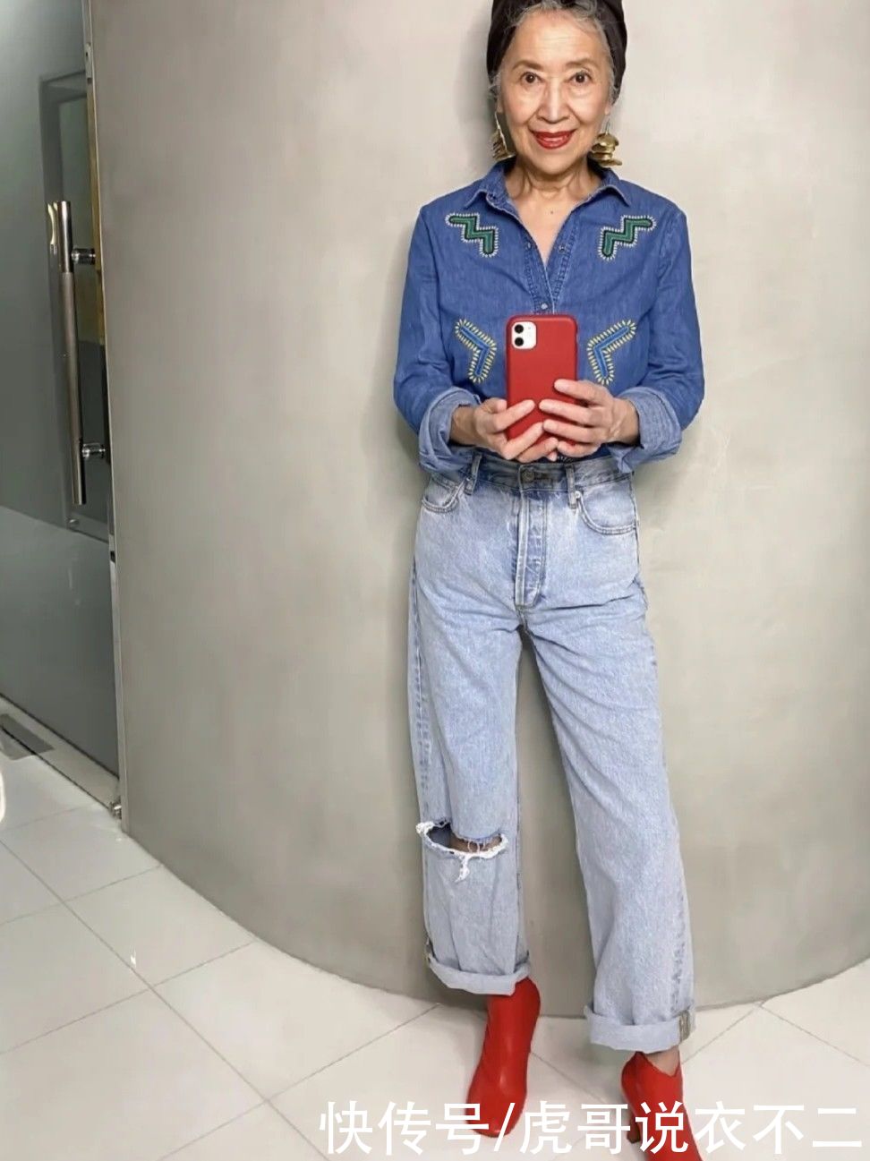 单品|变老并不可怕，这位日本奶奶真是时髦精，年过70比年轻人还会穿