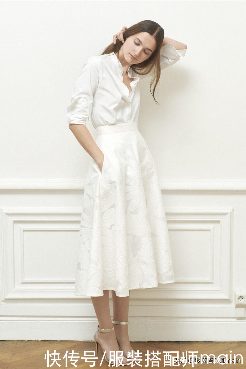 胯宽腿粗的女孩，试试这条“伞裙”，遮肉显瘦两不误