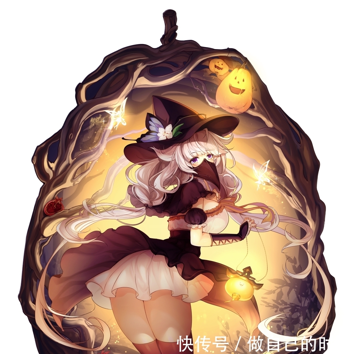 Pixiv,可怕却充满魅力。鸟嘴面具插画特辑