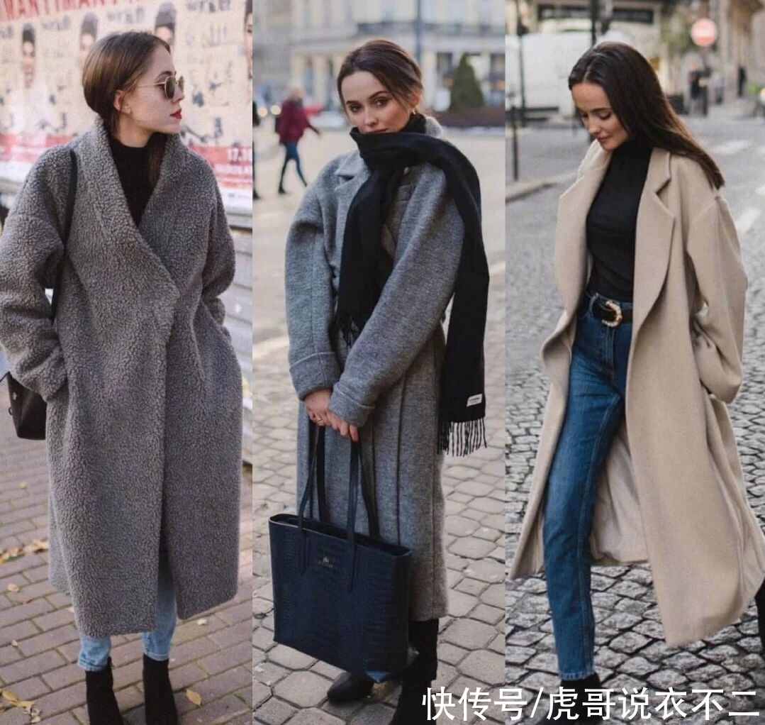 小脚裤才是大衣的神仙cp，一裤多穿超实用，基础款也能时髦优雅