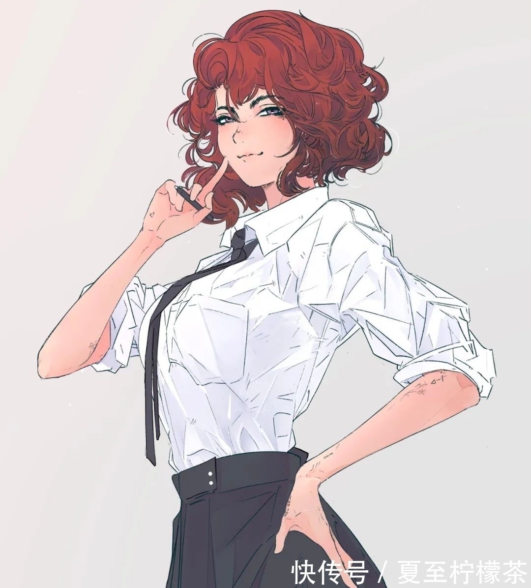 时尚风#插画师EllieMaplefox作品欣赏丨一大波甜酷头像壁纸来袭!