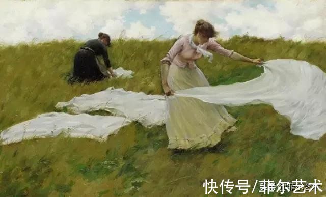 curran#美国画家画笔下的女人，犹如春天的茉莉花，清香、娇艳而不失典雅