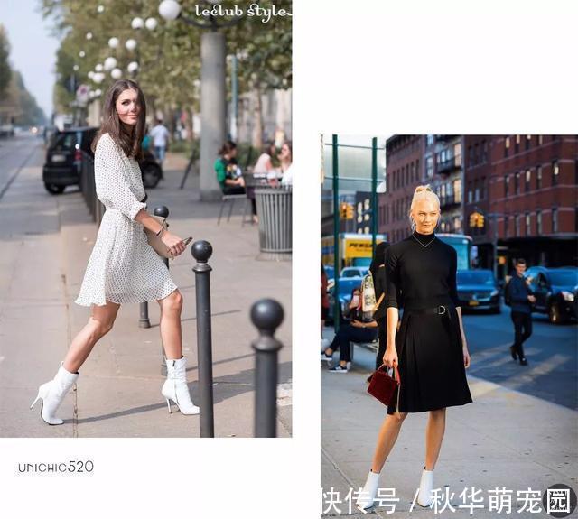 时兴|长筒靴要让位了!如今时兴“长裙+切尔西靴”,时髦洋气还显腿细