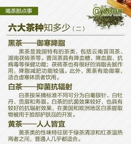 茶种|喝茶的6大益处，8大误区，6大茶种，这些你都知道吗？