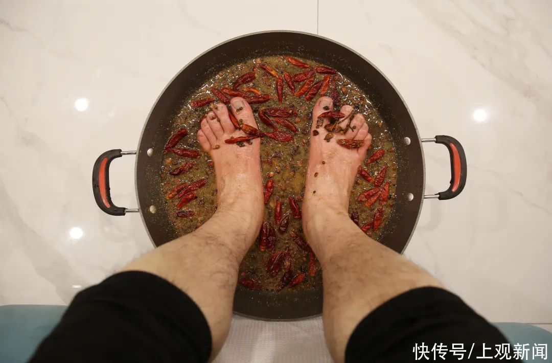 这不是泡脚，你这是卤猪蹄