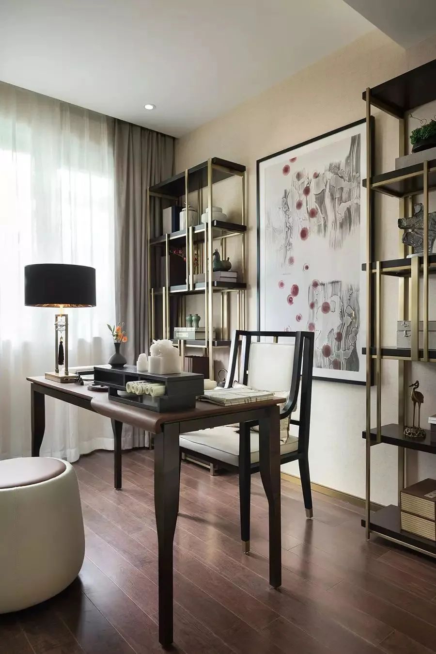 皮艺|150㎡现代中式，简雅舒适、禅意高级，融艺术入生活的设计