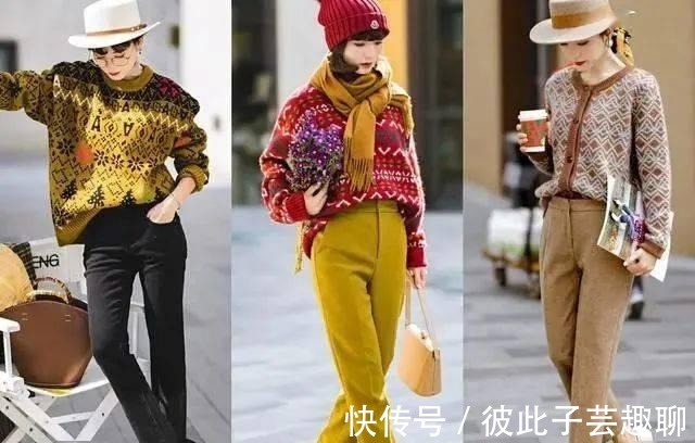 针织衫|立秋后早晚凉,40+女人这样穿针织衫,保暖修身显气质