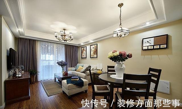 随意性|120平美式三居室,朴实又简洁明快还带了点随意性