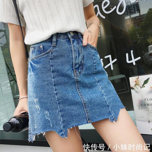 韩版|不规则半身裙,个性与妩媚的碰撞