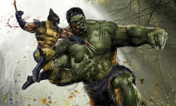 洛基|动漫版绿巨人冷知识,跟金刚狼掐架,被洛基控制后狂扁雷神