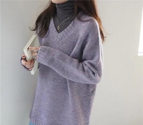 阔腿裤＋“这4款毛衣”太美了！冬季内搭这么穿，真的很显品味