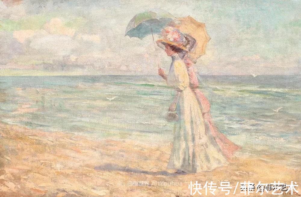 佛蒙特|罗马尼亚画家尼古拉·佛蒙特大笔触人物与风景油画作品欣赏