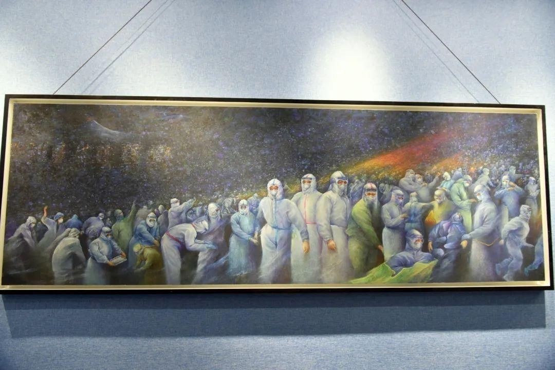  落成|荆州区文联艺术馆落成并首次举办抗疫书画展