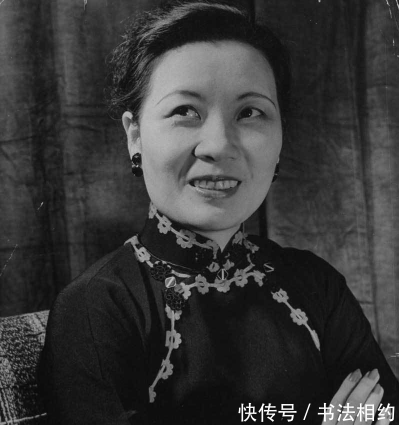 书法$宋美龄的楷书刚中带柔,欧形柳神,小楷“经体”韵,闺秀风,精彩