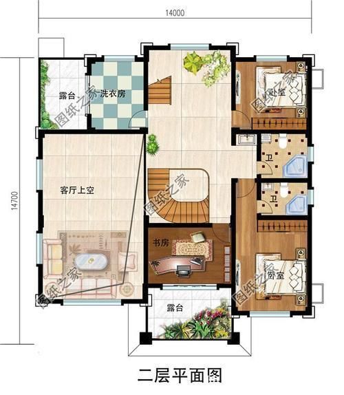 x2|农村15米乘14米的三层房屋,兼具颜值与实力,布局我给100分