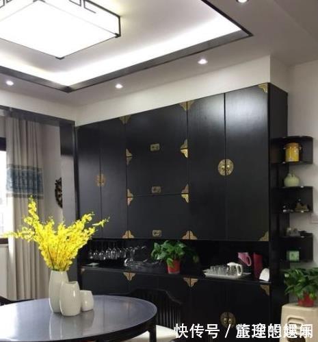 柜子|参观闺蜜家120㎡新房,高端大气上档次,一进门就被客厅迷住了!