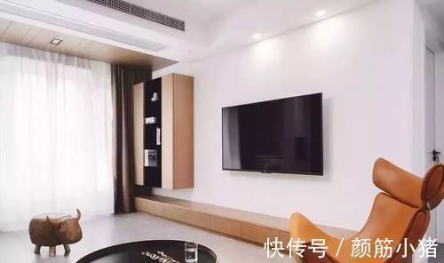 背景墙|15万装修110平三房,黑白灰经典配色,打造现代新居室