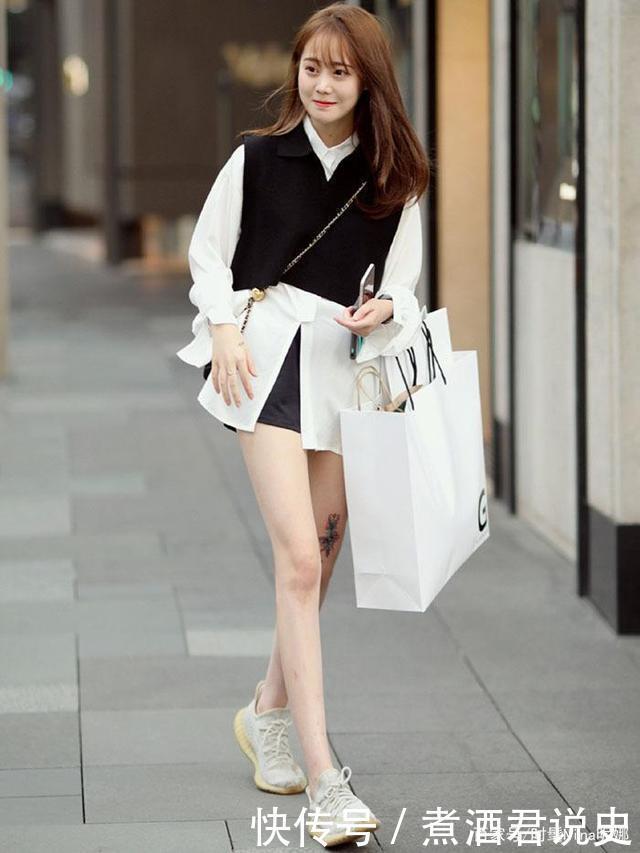 秋天针织背心穿不好看教你这些时髦搭配,时髦又高级