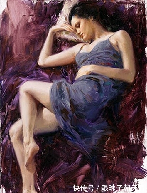 绘画|唯美惊艳,完美妙曼——令人内心悠然荡漾的美女画作