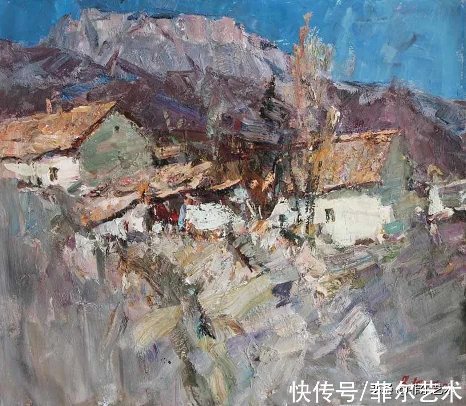 艺术学院&粗犷笔触,大块色彩~乌克兰画家伊诺泽姆采夫油画作品欣赏