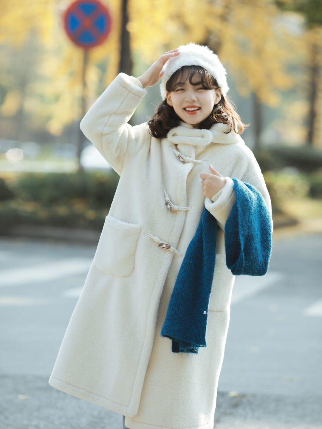 短款|今年火了一种单品叫“羊羔绒外套”,软糯温柔又百搭,咋穿都洋气