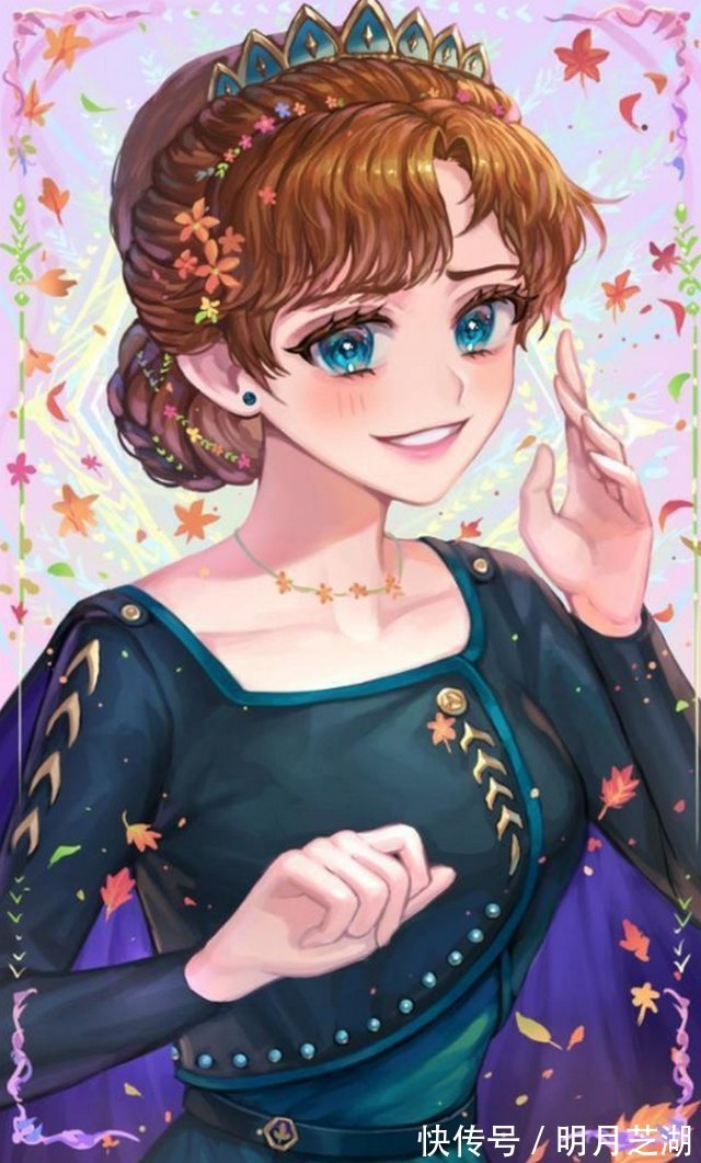 眼睛|不同画风的迪士尼公主,艾莎女王范十足,乐佩的眼睛仿佛充满魔力