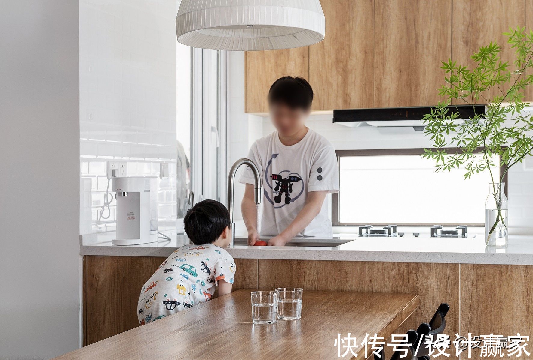 三口之家|108㎡简约平层，温馨的日式小清新，生活工作两不耽误