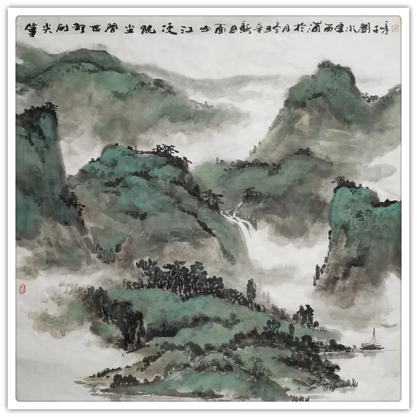 上海美术馆#「书画贺年」武千嶂:恭祝全国人民新年快乐