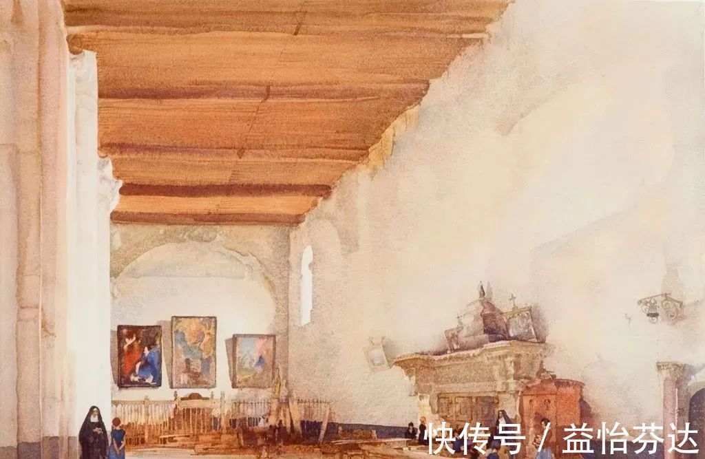 水彩!他是最会画人体画作的 世界顶尖级水彩大师