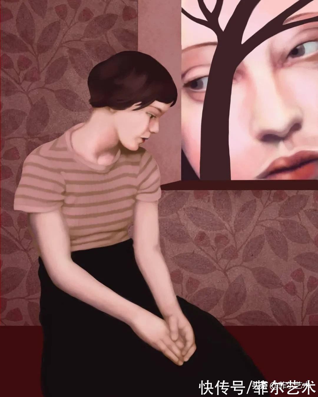 佩特里利！意大利达利亚·佩特里利超现实的、空灵的女性形象油画作品欣赏