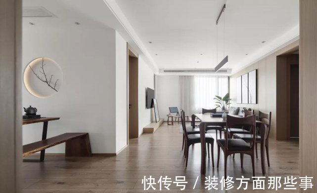 简约|147平简约风中式风四房,简约自然而又充满了禅意