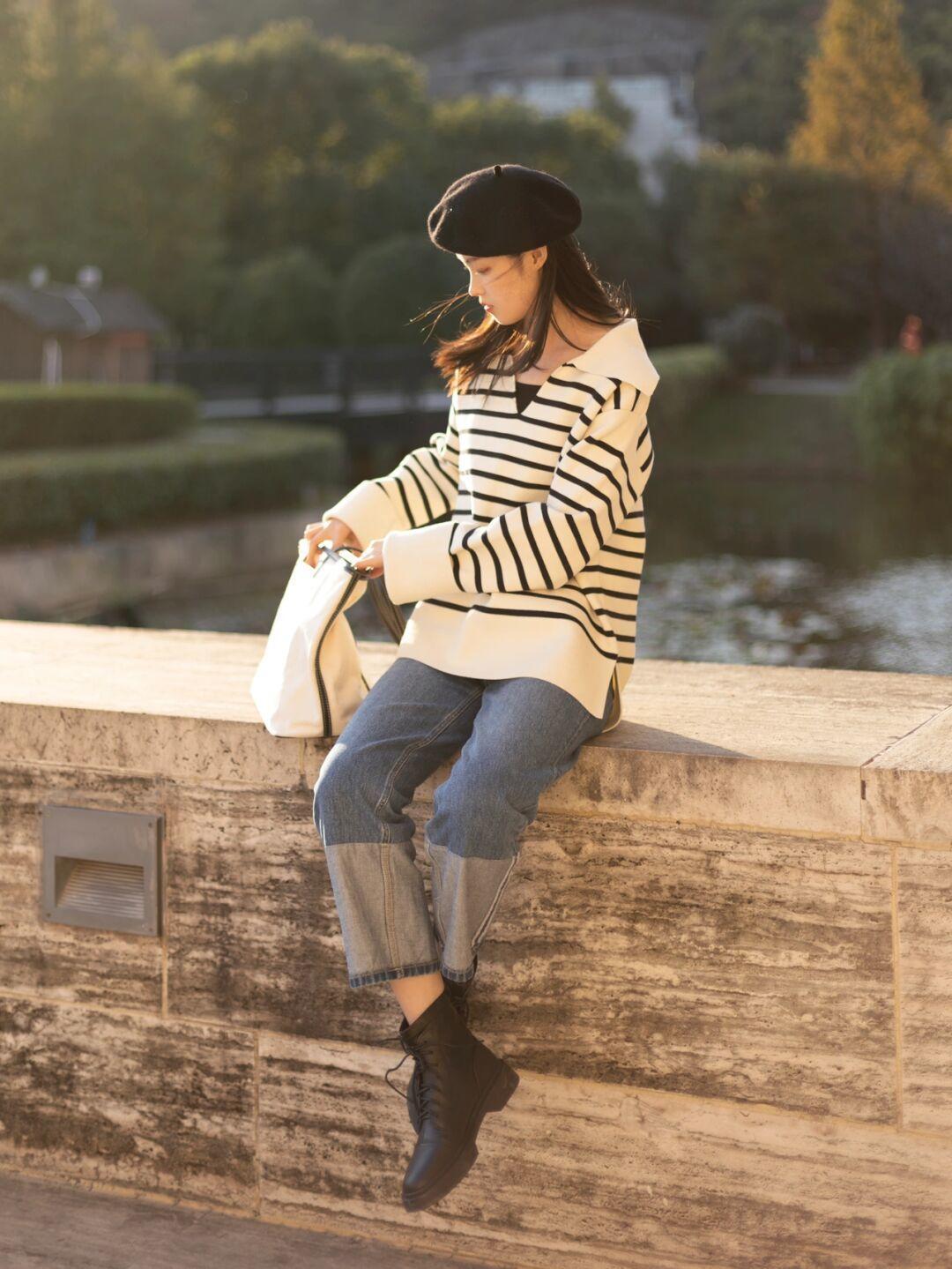 小个子们|小个子们会挑“毛衣”才显高,分享4个实用款,轻松打造大长腿