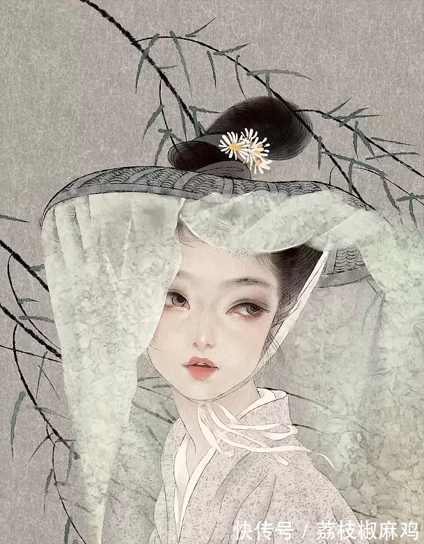 绘画#清华大学才女尧立,她笔下的插画,美到让人窒息