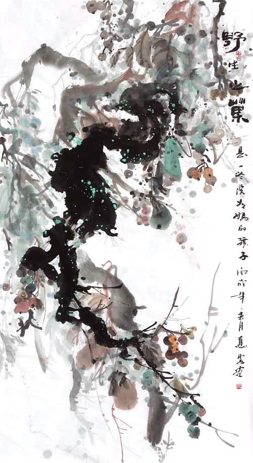 国画#闲抛闲掷野藤中,野藤系列国画欣赏,望喜欢