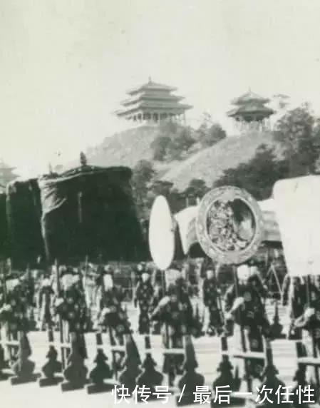 难怪|慈禧葬礼,德国记者拍到的老照片,难怪大清会亡