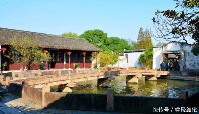 中年|浙江“荻港古镇”,江南独特的景色,一个静谧的村子茶香四处弥漫