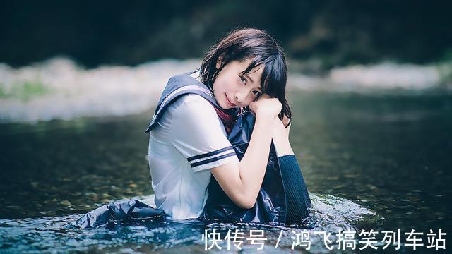 JK|日本JK水手服美图赏:青山绿水间的蓝白少女