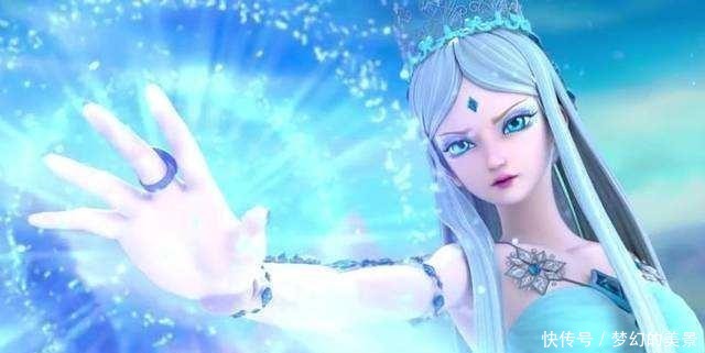 曼多拉女王|叶罗丽四位美女手捧鲜花,冰公主很娇羞,灵公主楚楚可怜