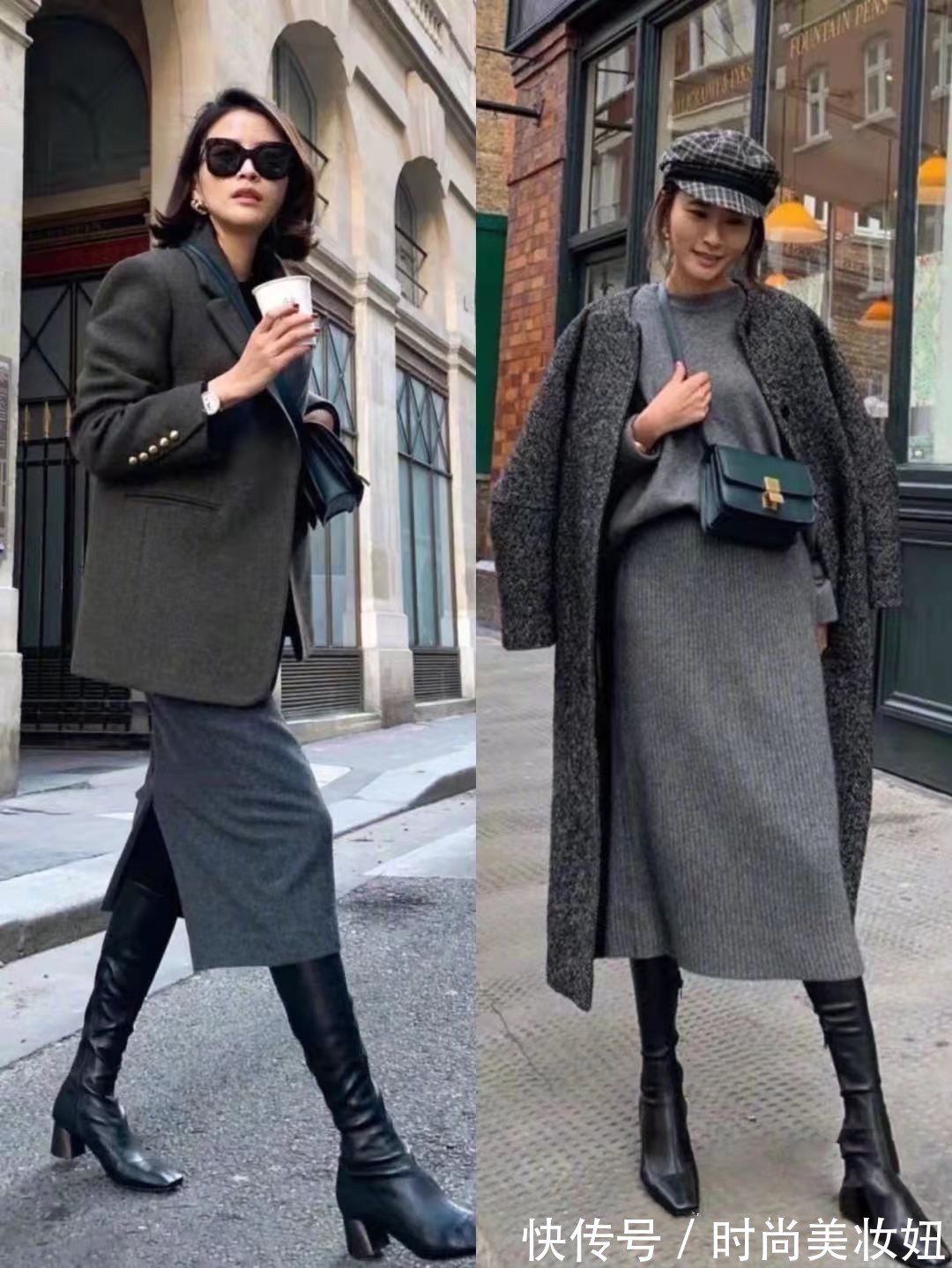 围巾|这是我见过“最舒服”的秋冬穿搭,极简大气的通勤装,气质美绝了