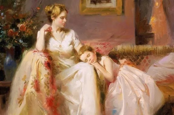 人物#皮诺德埃尼的油画人物，色彩斑斓，动静结合，光彩照人