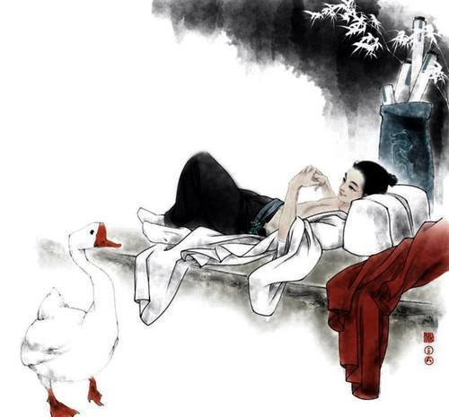 此人|此人想求王義之的墨宝, 于是养了一群鹅, 王義之见了主动为他题字