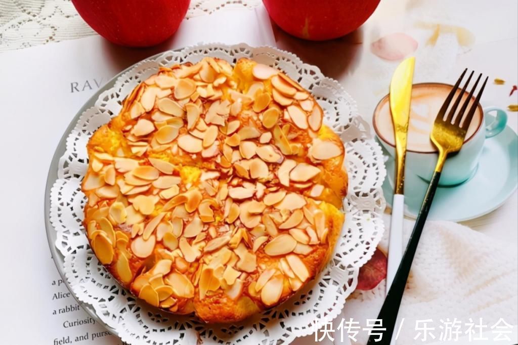 网红苹果千层蛋糕，奶香浓郁，不用打发就能搞定