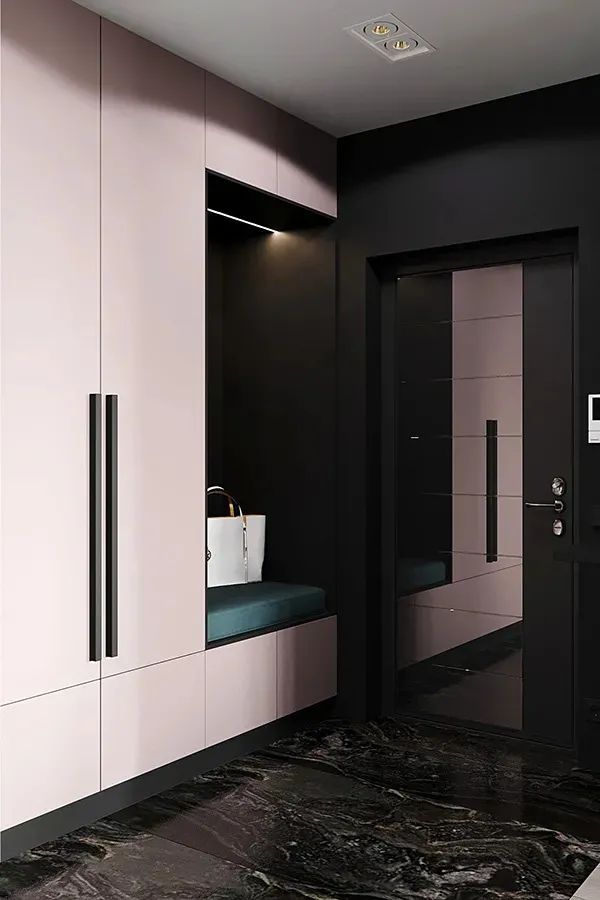 家装|80款入户鞋柜设计方案,人家这样装,太亮眼了