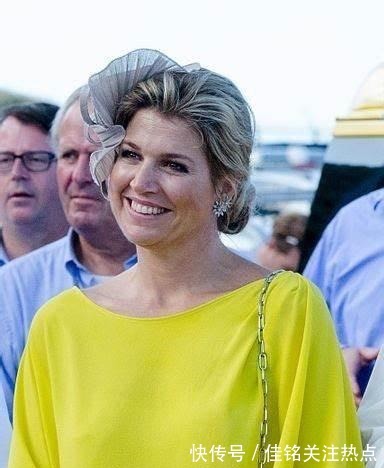 黄色 50岁荷兰王后穿搭用色超大胆,穿遍彩虹色,连英女王也望尘莫及!