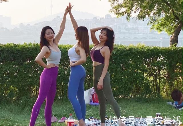 李艾希|姑娘爱跑步，身材很苗条，跟着跑友练力量，身材更好了