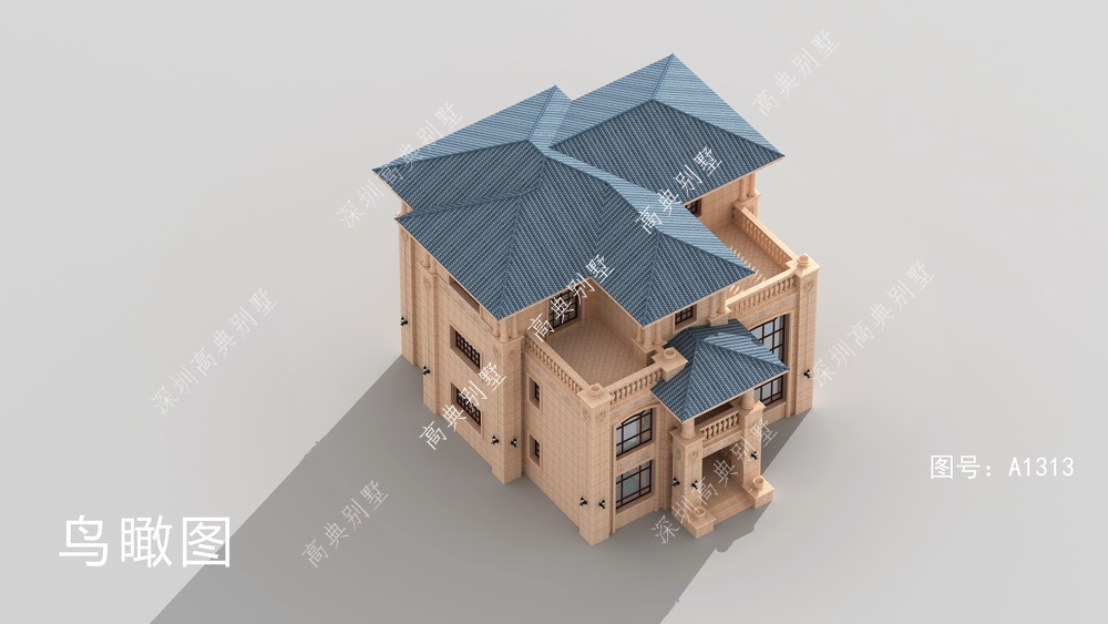 露台|经典欧式石材，双露台设计，给你舒适轻松的居住体验