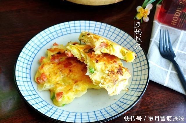 早餐饼|绿豆泡一夜，教你10分钟做成早餐饼，又香又有营养