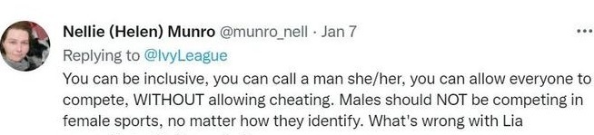 nc前阵称霸女子游坛的男跨女运动员被一个女跨男运动员打败!