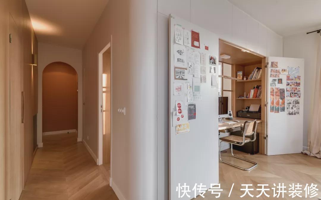 小户型|52㎡小户型北欧风,独立工作区+隐形门,年轻人喜欢的设计!