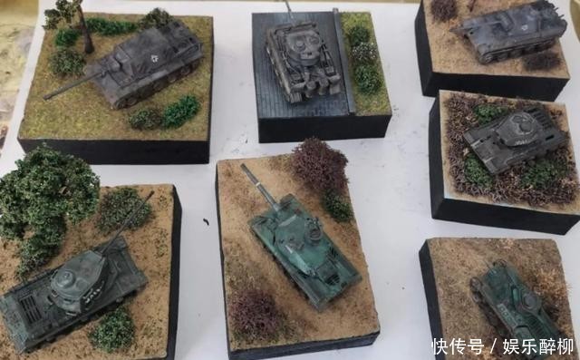 场景|佳作：小场景的魅力，1144比例“拇指坦克”场景系列
